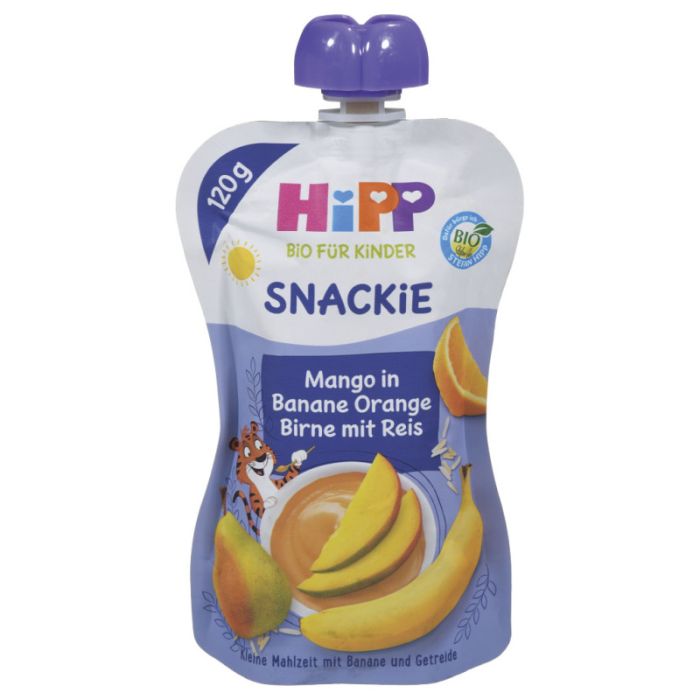 HiPP Mango in Ban. Orange Birne m. Reis 120g-4062300325227