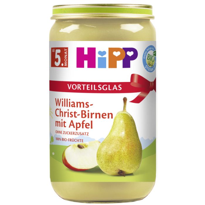 HiPP Williams-Christ-Birnen mit Apfel 250g-4062300290136