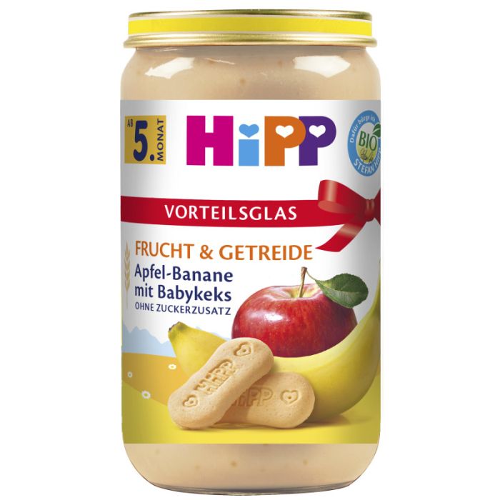 HiPP Apfel-Banane mit Babykeks 250g-4062300269811