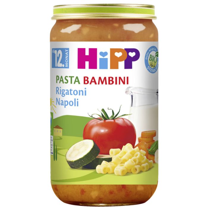 HiPP Pasta Bambini-Rigatoni Napoli 250g-4062300261242