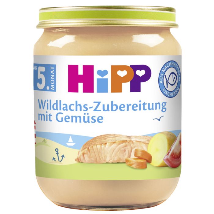 HiPP Wildlachs-Zubereitung mit Gemuese 125g-4062300208193