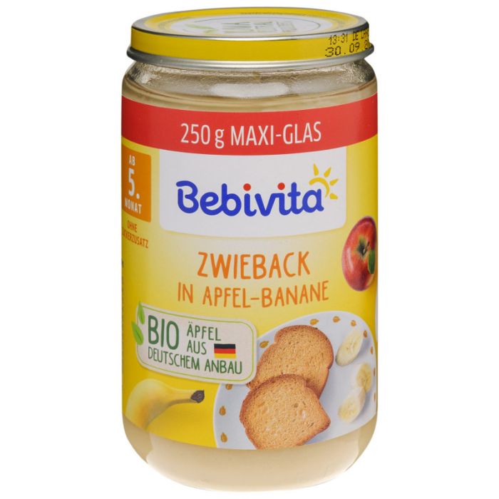 Bebivita Apfel Banane mit Zwieback 250g-4018852036487