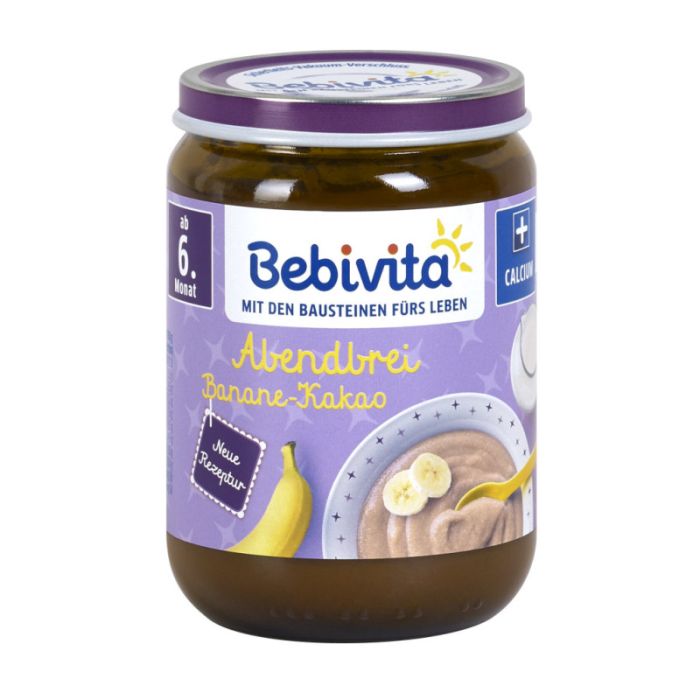 Bebivita Abendbrei Banane Kakao 190g-4018852035794