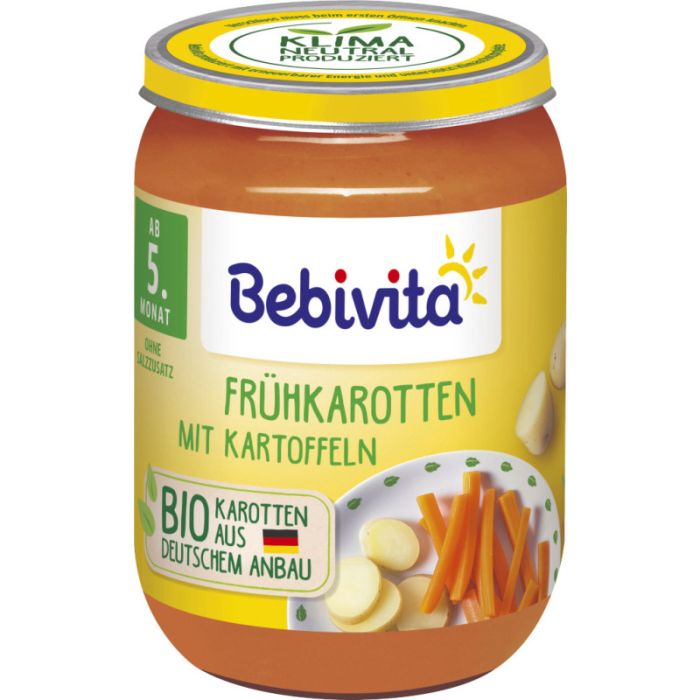 Bebivita Fruehkarotten mit Kartoffeln 190g-4018852029892