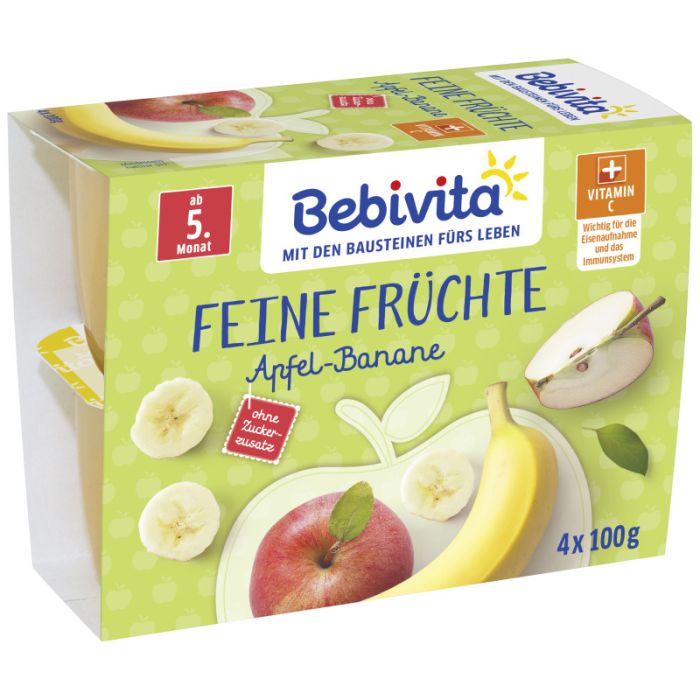 Bebivita Feine Fruechte Apfel-Banane 400g-4018852008439