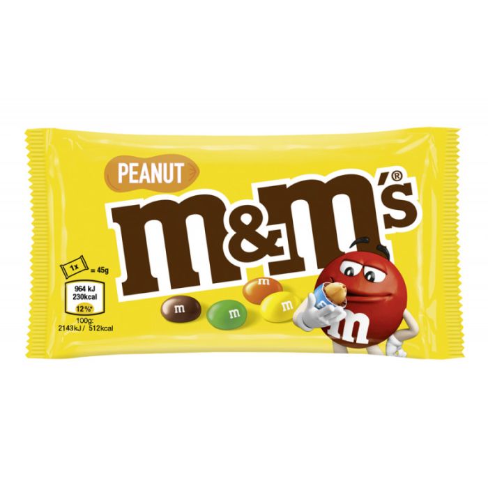 M&Ms Peanut 45g-40111445