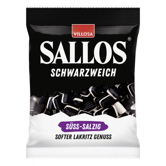 Sallos Schwarzweich Süß-Salzig 200g-4030300572057