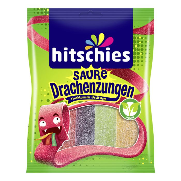 Hitschies Saure Drachenzungen 125 g-4003840008843