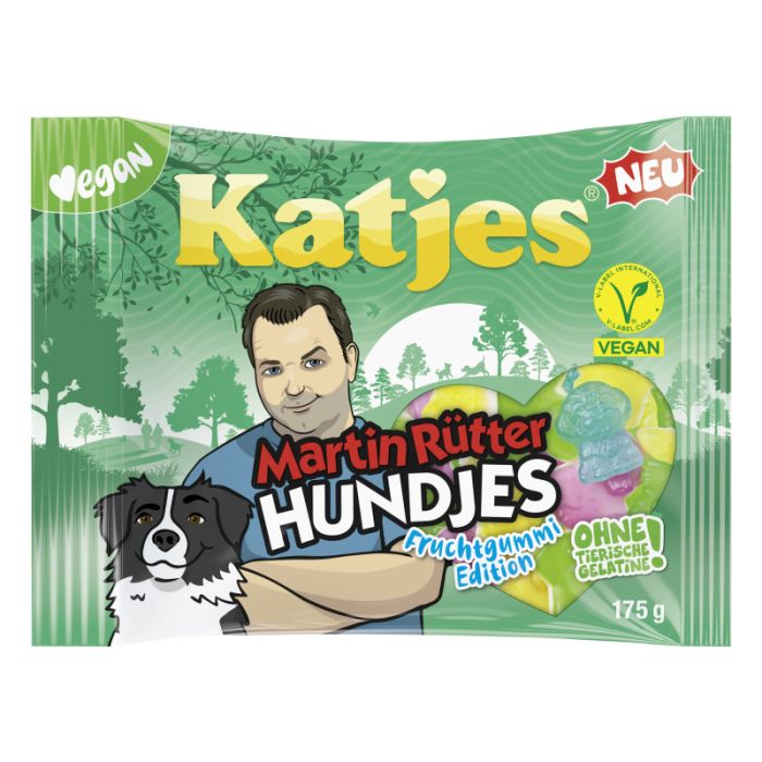 Katjes Martin Rütter Hundjes Fruchtgummi Edition 175g-4037400345550