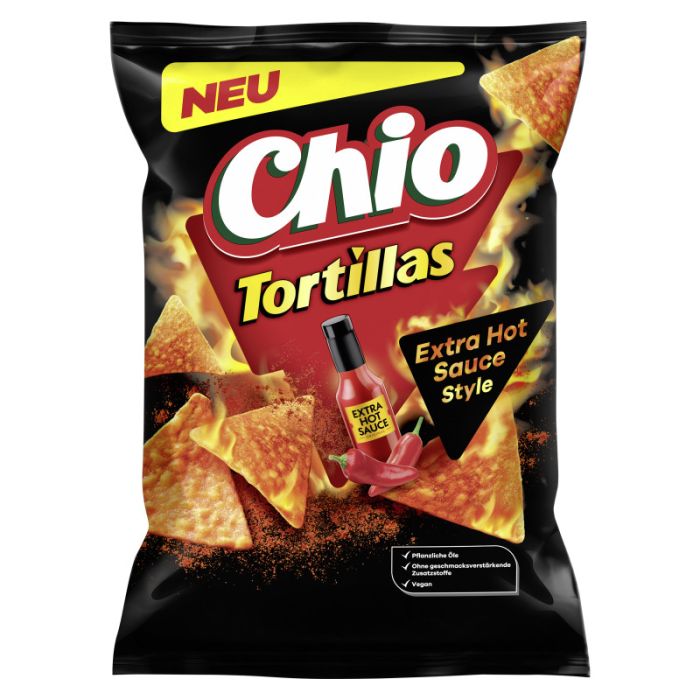 Chio Tortillas ExtraHotSauce Sty 110g-4001242106297