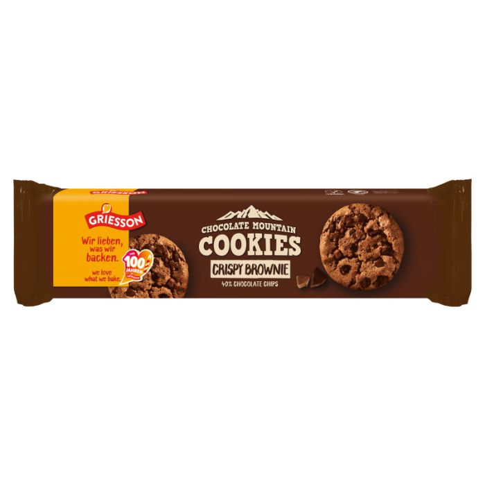 Griesson Chocolate Mountain Cookies Crispy Brownie 150g-4001518117019