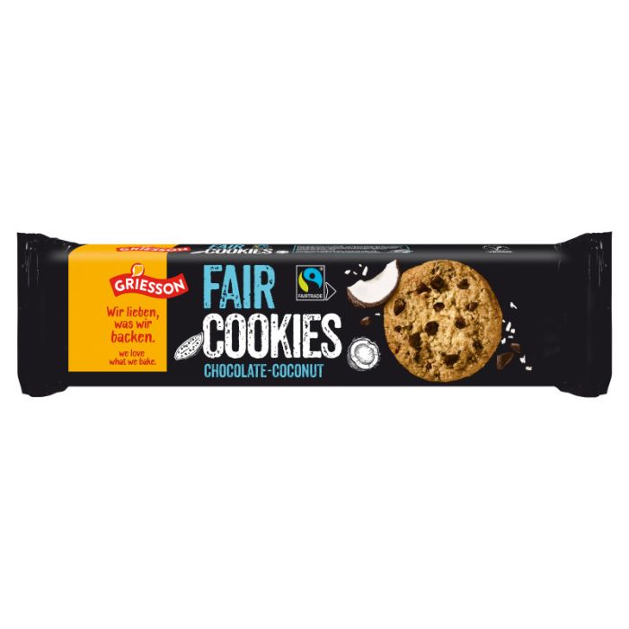 Griesson Fair Cookies Chocolate-Coconut 150g-4001518117156