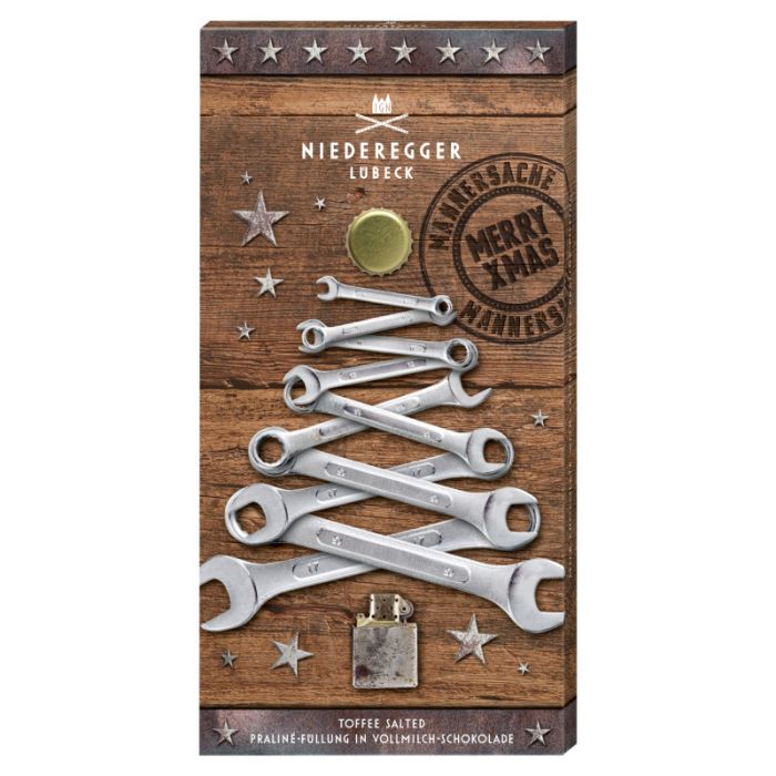 Niederegger Weihnachtsschokolade »Toffee Salted« »Männersache« 100g-4000161020844