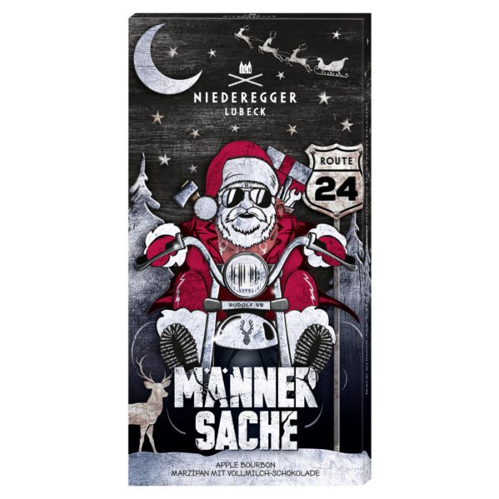 Niederegger Weihnachtsschokolade »Apple Bourbon« »Männersache« 110g-4000161060291