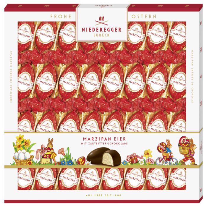 Niederegger Marzipan Eier Classic in Zartbitter-Schokolade 400g-4000161600060