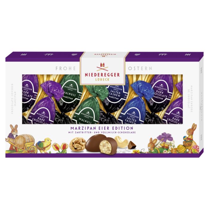 Niederegger Marzipan Eier Dark Edition 3-fach sortiert 100g-4000161600268