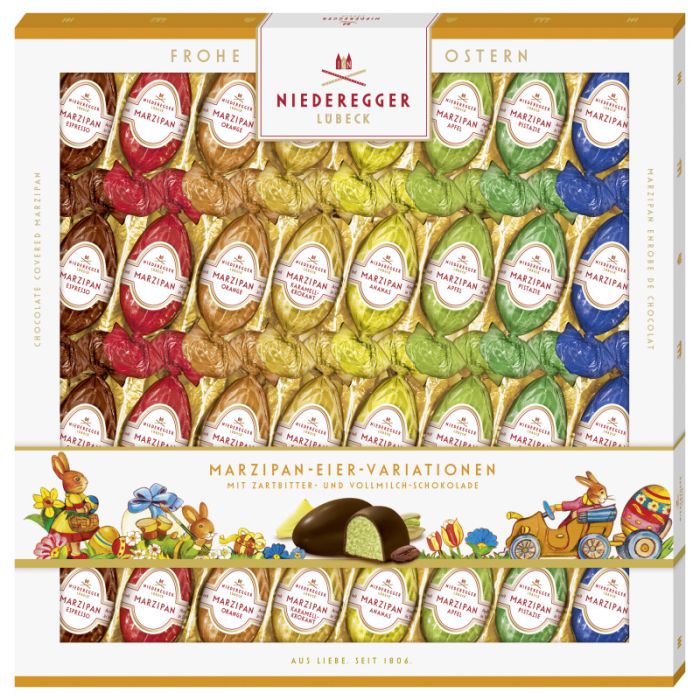 Niederegger Marzipan Eier Variationen 8-fach sortiert 400g-4000161600374