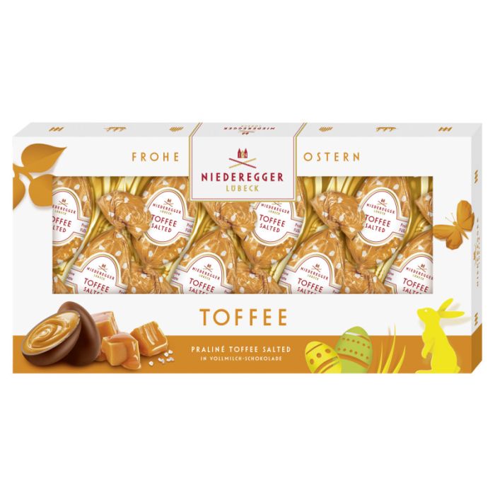Niederegger Toffee Salted Eier in Vollmilch-Schokolade 100g-4000161610212