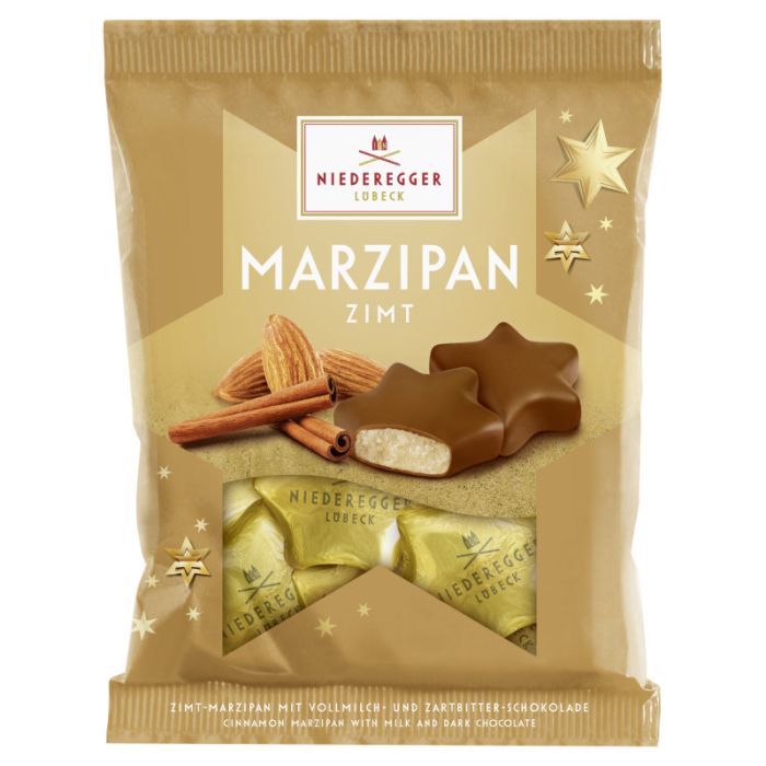 Niederegger Marzipan Zimtsterne im Beutel 87g-4000161750314