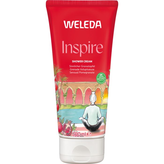WELEDA Inspire Shower Cream Granatapfel 200ml-7611916125720