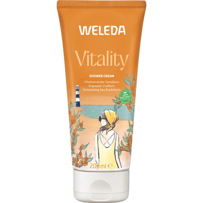 WELEDA Vitality Shower Cream Sanddorn 200ml-7611916124518