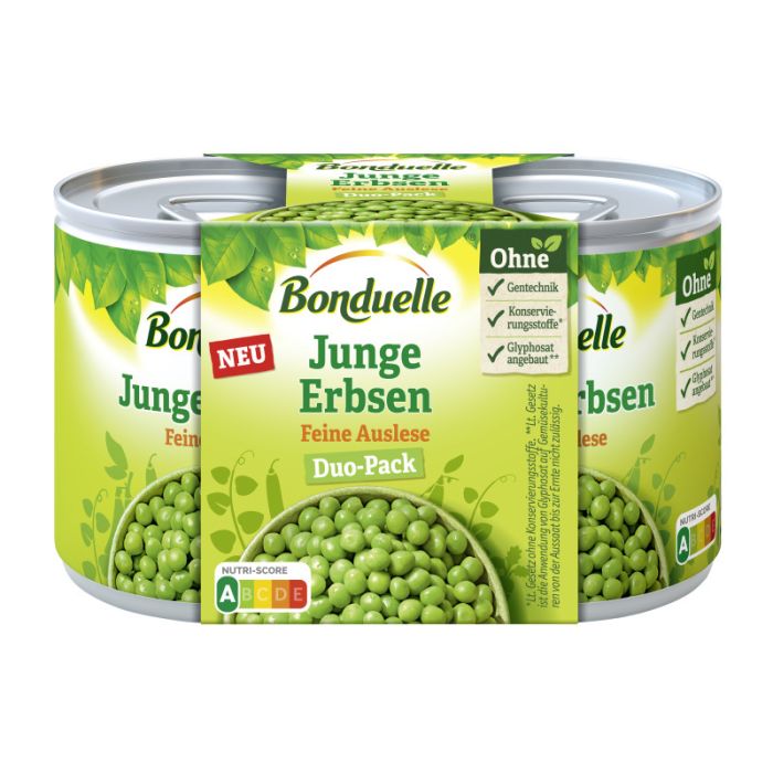Bonduelle Junge Erbsen Feine Auslese 2x200G = 400g-3083681172409