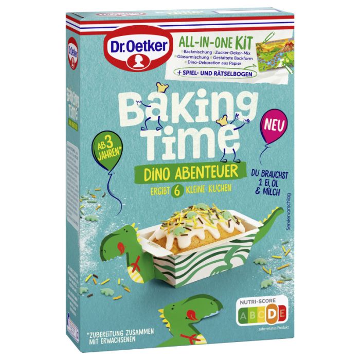 Dr. Oetker Baking Time Dino Abenteuer 300g-4000521037499