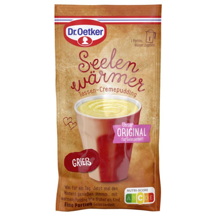 Dr. Oetker Seelenwärmer Tassenpudding Grieß 150ml-4000521038830