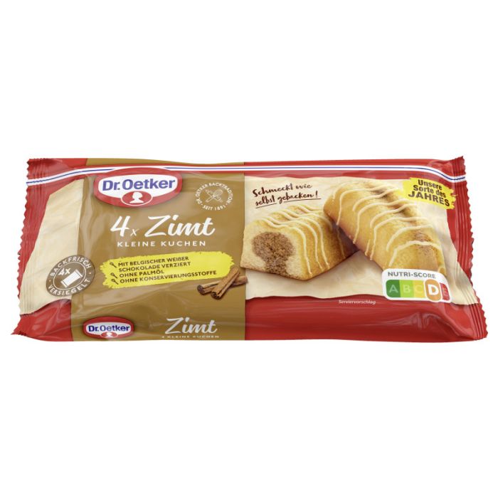 Dr. Oetker fert. kl. Kuchen 4er So.d.J. Zimt RAC MB 140g-4000521042592