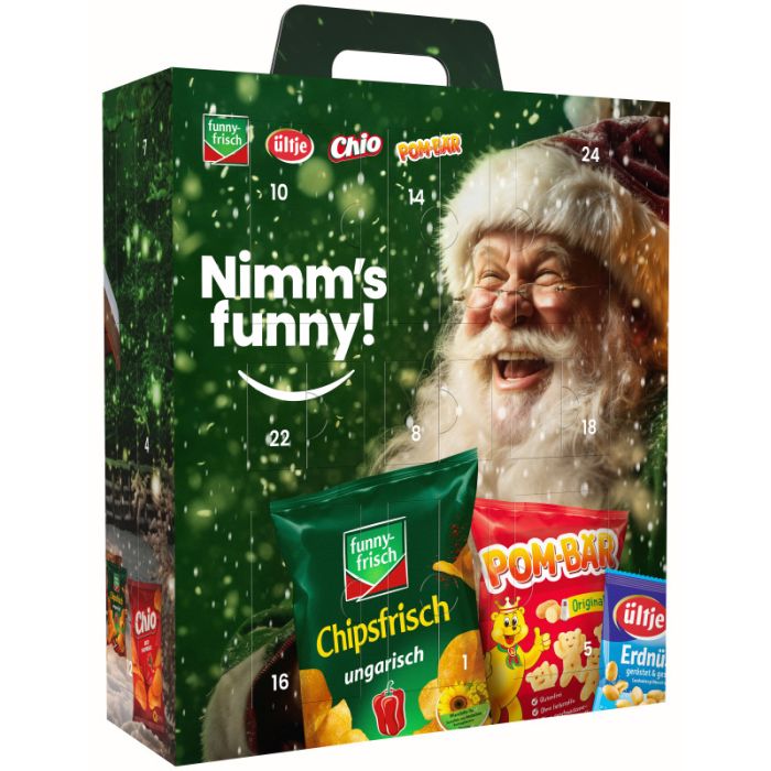 funny-frisch Adventskalender 2025 - 810g-4003586102447