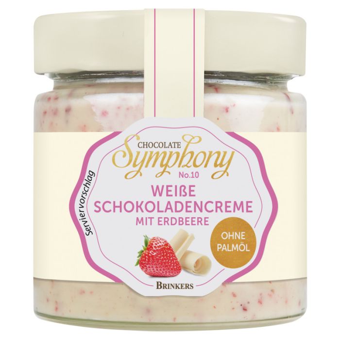 BRINKERS Chocolate Symphony No.10 White mit Erdbeere 200g-8710573514652