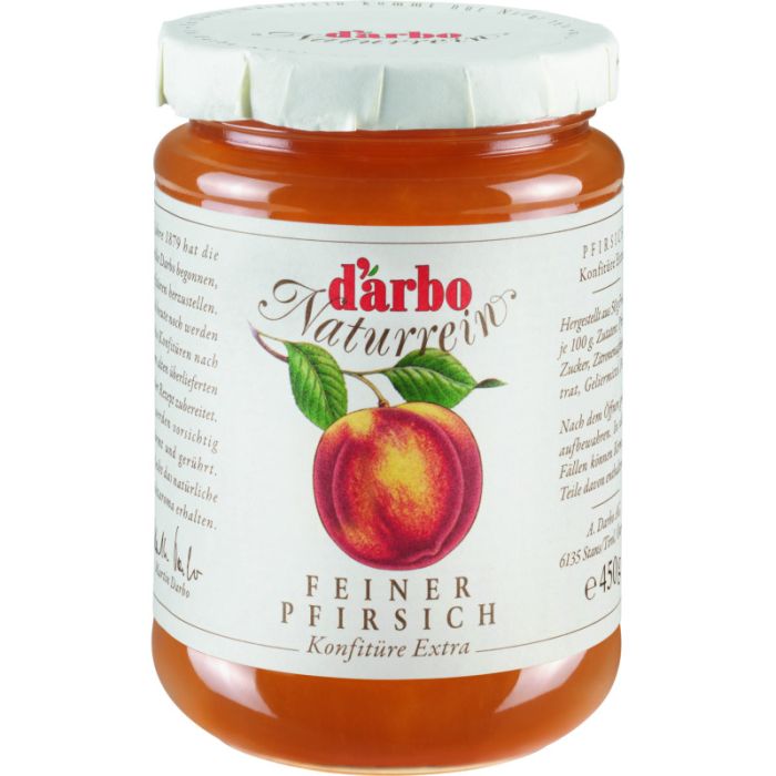 Darbo Naturrein Pfirsich-Konfitüre  450g-9001432045042