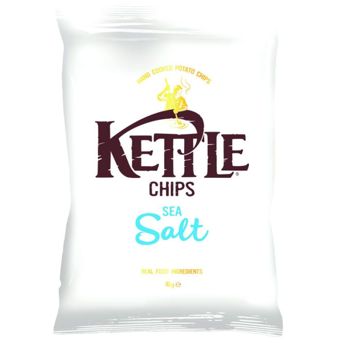 KETTLE CHIPS SEA SALT 40g-5017764112318