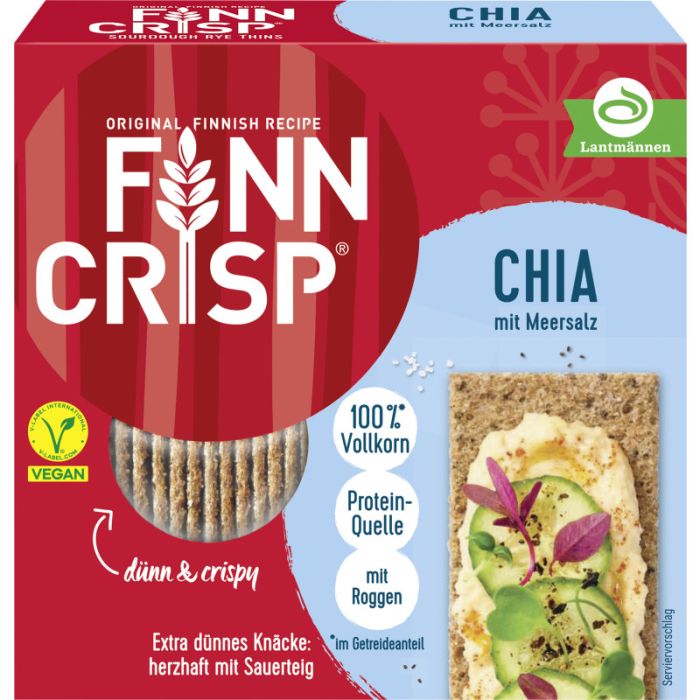 Finn Crisp Chia & Meersalz 195 g-6417700290855