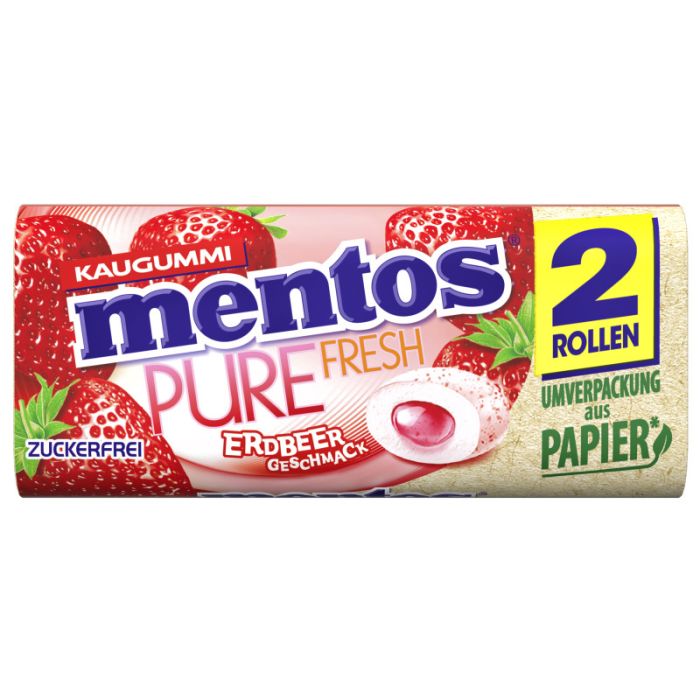 MENTOS GUM PF ERDBEERE 2PK ROLLE 31g-86945752