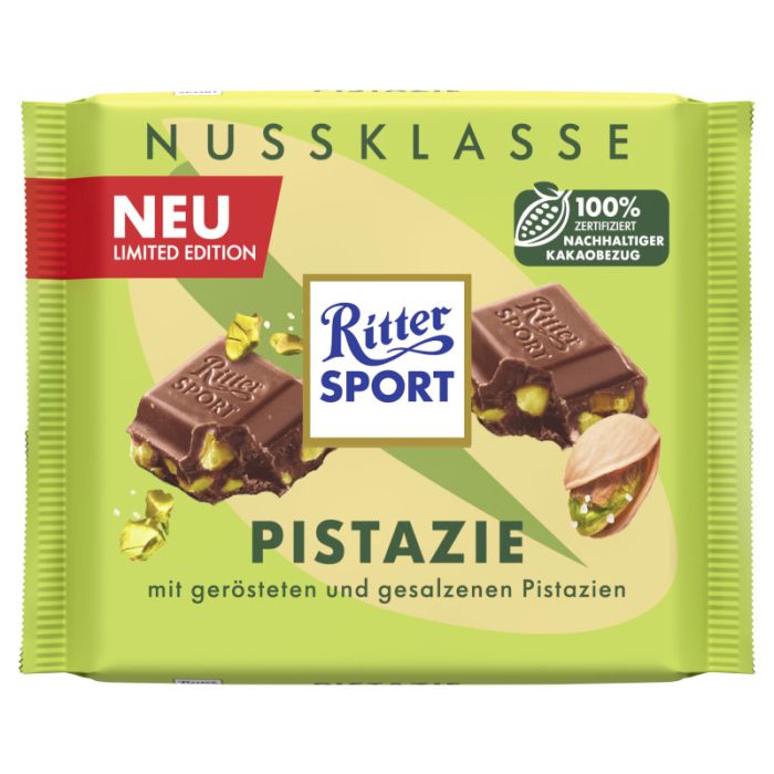 Ritter Sport Pistazie Tafel - 100g-4000417670915
