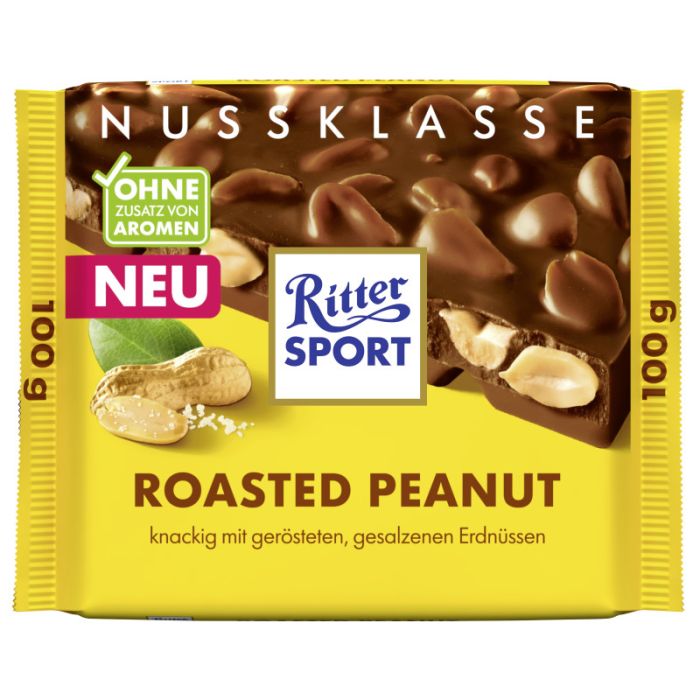 Ritter Sport Nuss Klasse Roasted Peanut - 100g-4000417670618