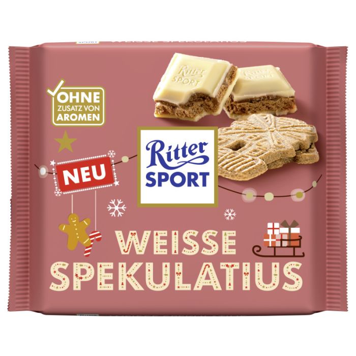 Ritter Sport Weisse Spekulatius - 100g-4000417629012
