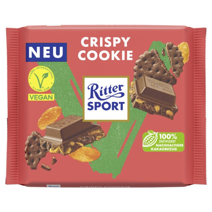 Ritter Sport Crispy Cookie Tafel 100g-4000417108104
