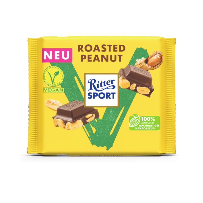Ritter Sport Roasted Peanut Tafel - 100g-4000417106100