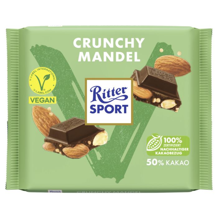 Ritter Sport Crunchy Mandel Tafel - 100g-4000417103109