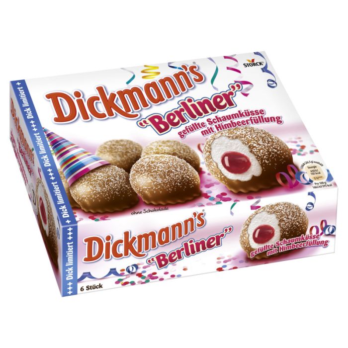 Dickmann's Berliner 6er Frischebox, 1 x 159g-4014400923209