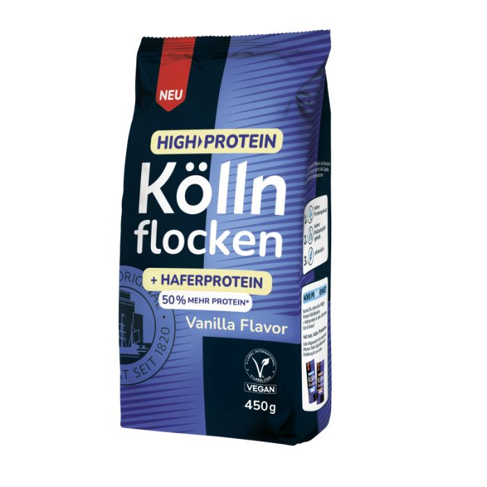 High Protein Köllnflocken Vanilla 450g-4000540010220
