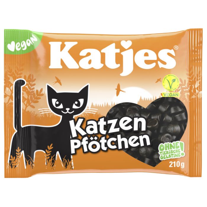 Katjes Katzen Pfötchen 210g-4037400345956