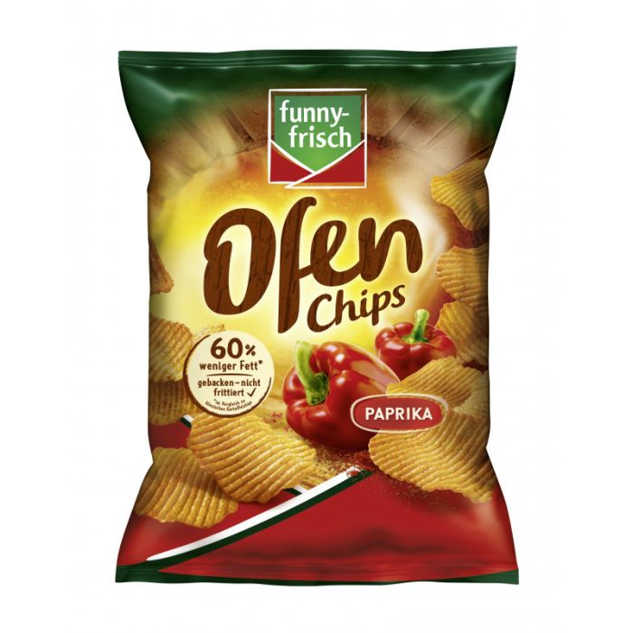 Funny Frisch Ofen Chips Paprika 125g-4003586102072