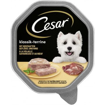 CESAR® Schale Klassik-Terrine mit Geflügel und Rind 150g-4008429511219