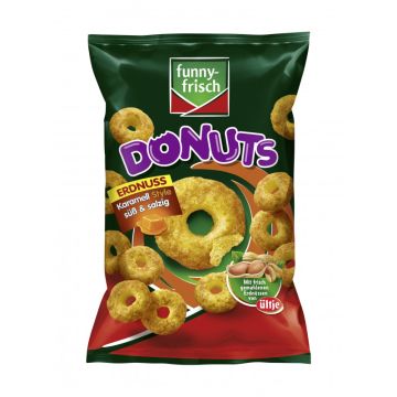 funny-frisch Donuts Erdnuss Karamell Style süß & salzig 110g-4003586106995