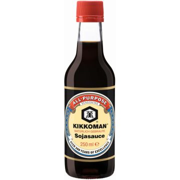 Kikkoman Soja Sauce 250 ml Glasflasche 250ml-8715035110304