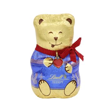 Lindt Teddy Pullover Blau & Grün 100g-4000539743467