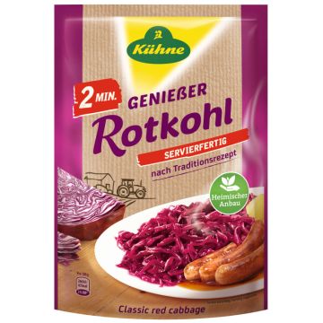Kühne Rotkohl 2 Minuten, 400g Standbeutel-4012200463505
